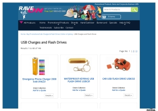 Custom Branded USB Chargers Buy Online in Sydney