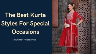 The Best Kurta Styles For Special Occasions