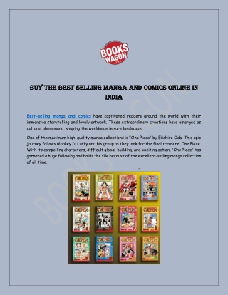 Best-Selling Manga & Comics Online in India