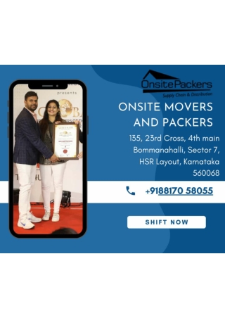 Best Packers and Movers in Bangalore - Onsite Movers and Packers (2)