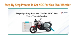 Step-By-Step Process To Get NOC For Your Two-Wheeler