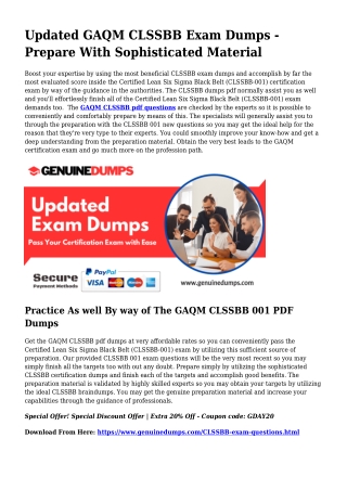 CLSSBB PDF Dumps The Final Supply For Preparation