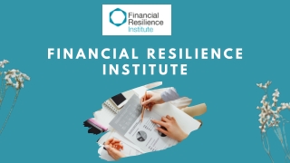 Financial Resilience Methodology  - Financial Resilience Institute