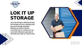 Best Self Storage Services in Sapulpa at Affordable Prices