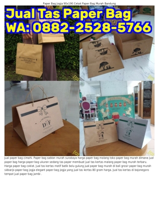 ౦88ᒿ_ᒿ5ᒿ8_5ᜪ66 (WA) Langkah Langkah Membuat Paper Bag Jual Tas Kertas Murah Jogj