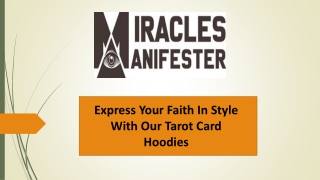 Express Your Faith In Style With Our Tarot Card Hoodies