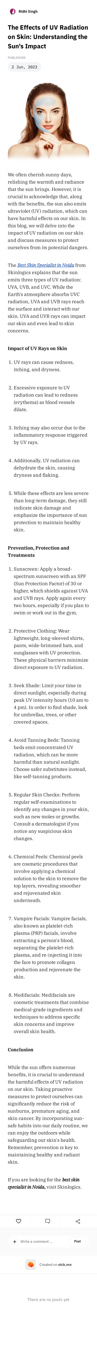 The Effects of UV Radiation on Skin  Understanding the Sun's Impact