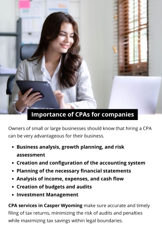 Importance of CPAs for companies