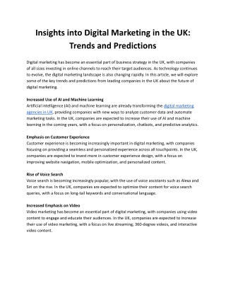 Insights into Digital Marketing in the UK_ Trends and Predictions