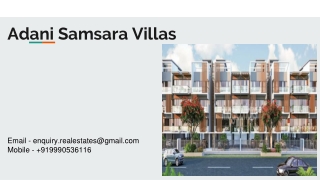Adani samsara villasa