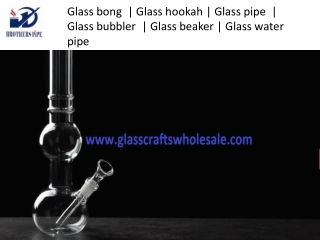 Glass beaker bongs