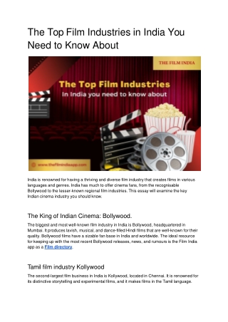 The Top Film Industries in India You Need to Know About.docx