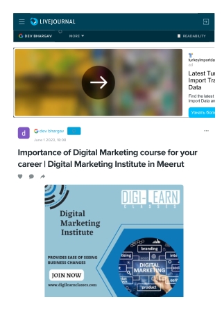 Importance of Digital Marketing course for your career | Digital Marketing Insti