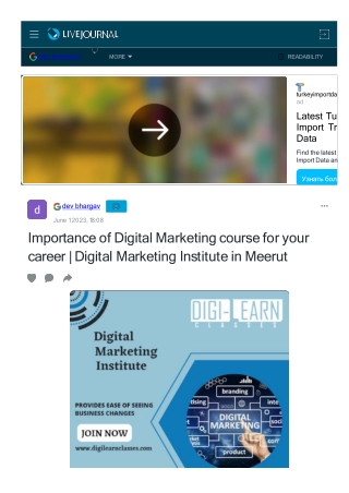 Importance of Digital Marketing course for your career | Digital Marketing Insti