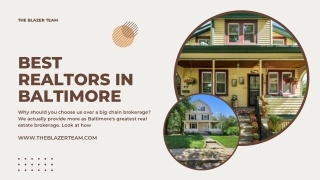 Why Choose The Blazer Team Over Other Realtors In The Baltimore Area?