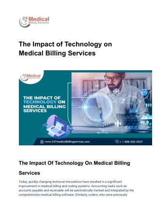 The Impact of Technology on Medical Billing Services