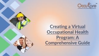 Creating a Virtual Occupational Health Program A Comprehensive Guide