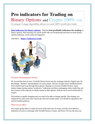 Trading indicators for beginners