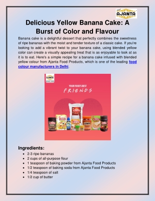 Food Colour Suppliers in Delhi