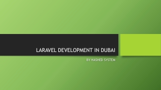 LARAVEL DEVELOPMENT IN DUBAI