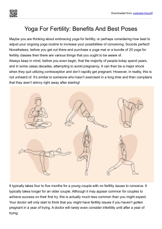 Yoga For Fertility- Benefits And Best Poses