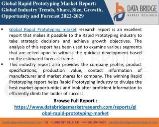 Rapid Prototyping -Chemical Material