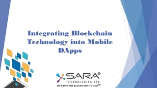 Integrating Blockchain Technology into Mobile DApps