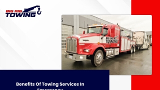 Benefits Of Towing Services In Emergency