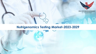 Nutrigenomics Testing Market Size, Share, Trends and Forecast 2023