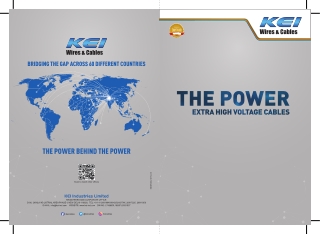 KEI IND Extra High Voltage (EHV) Product Catalogue