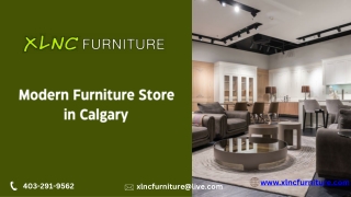 Modern Furniture in Calgary - XLNC Furniture and Mattress