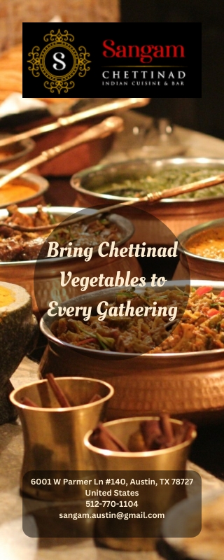 Bring Chettinad Vegetables to Every Gathering