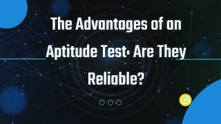 The Advantages of an Aptitude Test