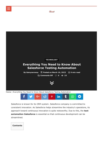Everything You Need to Know About Salesforce Testing Automation