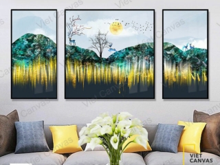 Tranh Canvas trang trí không gian