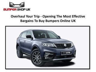 Overhaul Your Trip - Opening The Most Effective Bargains To Buy Bumpers Online UK