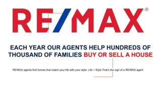 Remax Real Estate Agents London