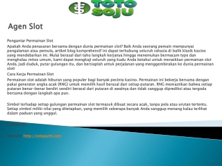 Agen Slot