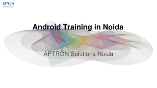 Android Training in Noida