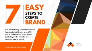 7 Easy Steps To Create Brand