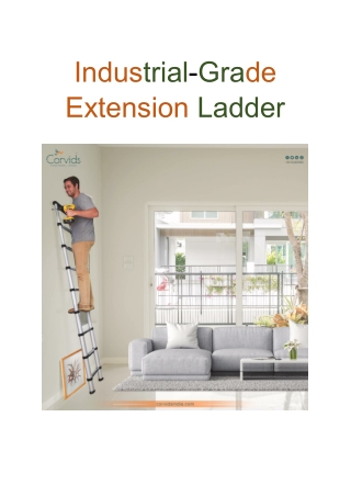 Advanced Techniques and Tips for Using Industrial-Grade Extension Ladders