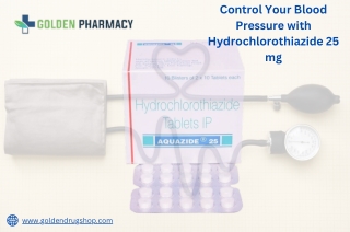 Control Your Blood Pressure with Hydrochlorthiazide 25 mg