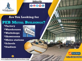 PEB Metal Buildings, Chennai, Tamil Nadu, Namakkal, Salem, Thanjavur, India