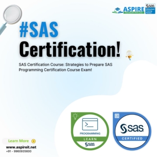 Strategies to Prepare SAS Certification Exam - Aspire Techsoft