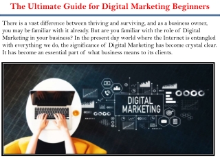 Ronald carabay | The Ultimate Guide for Digital Marketing Beginners