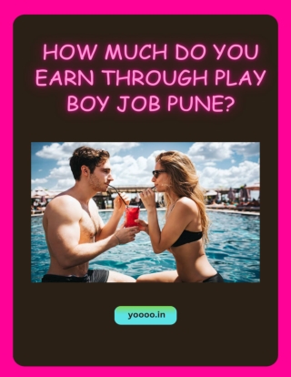 How much do you earn through play boy job Pune