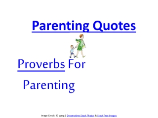 Parenting Proverbs
