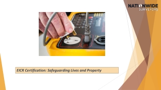 EICR Certification Safeguarding Lives and Property