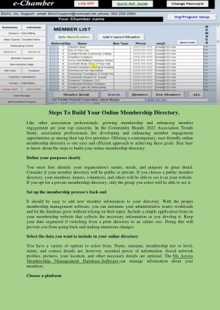 MS Access Membership Management Database Software