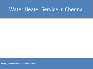 Geyser Service in Chennai